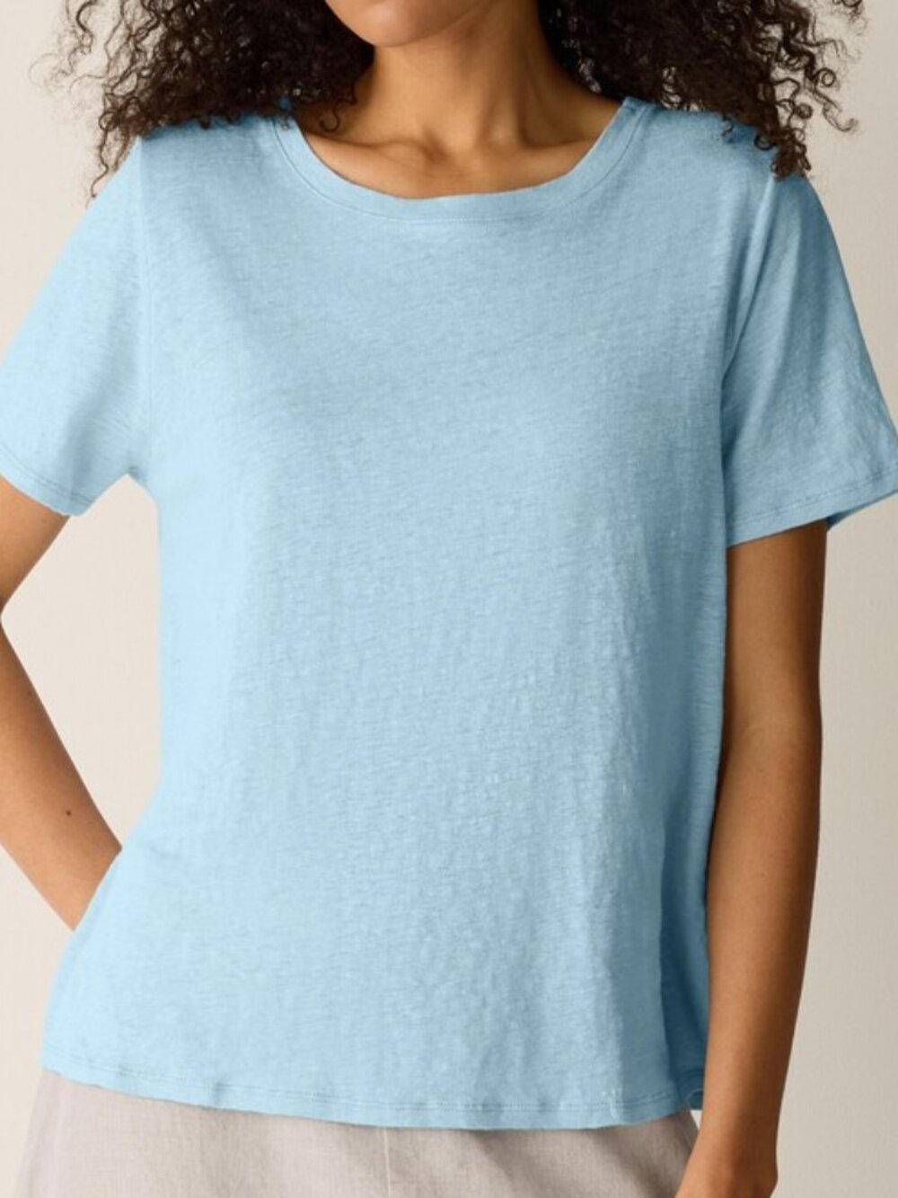 Eileen Fisher Organic Cotton Tee 3X